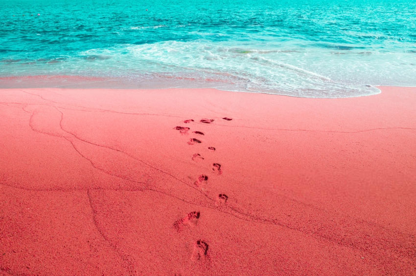 Pink Beach | جزیره هرمز • درناتریپ ✈️