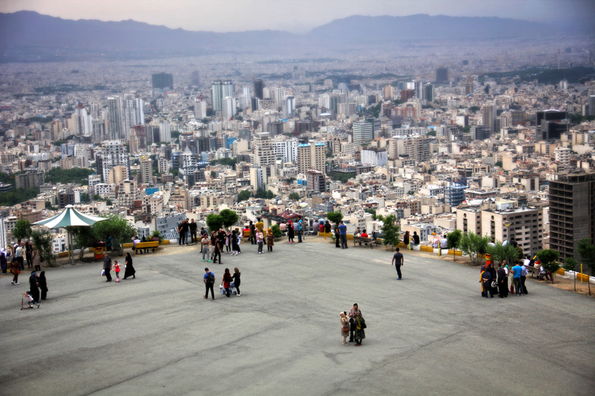 نمایی از بام تهران