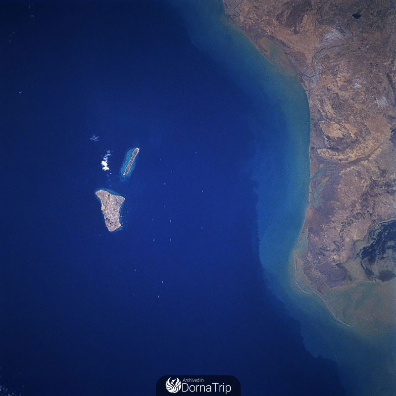 موقعیت جزیره خارگ در خلیج فارس