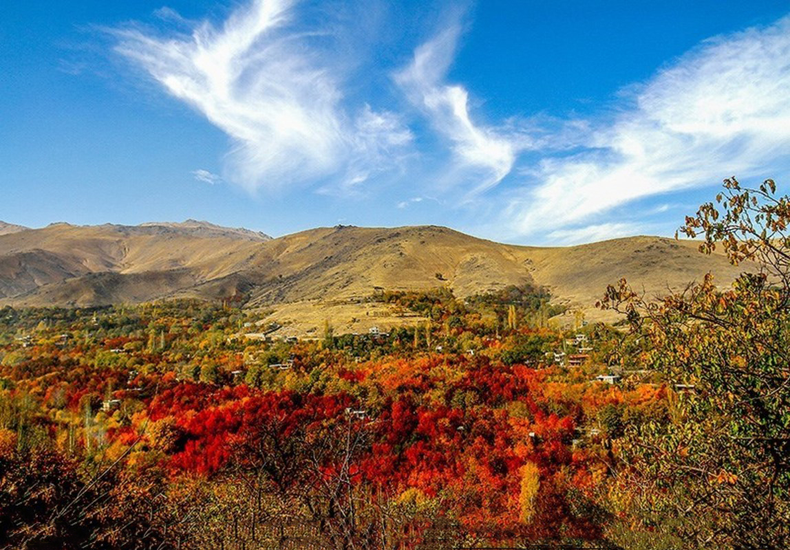 روستاهای پاییزی اطراف تهران