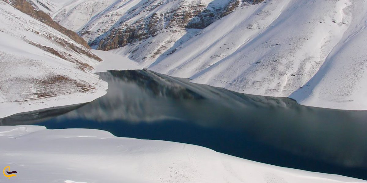 Winter Lake Tar and Hoyer | جاهای دیدنی تهران در زمستان • درناتریپ ✈️