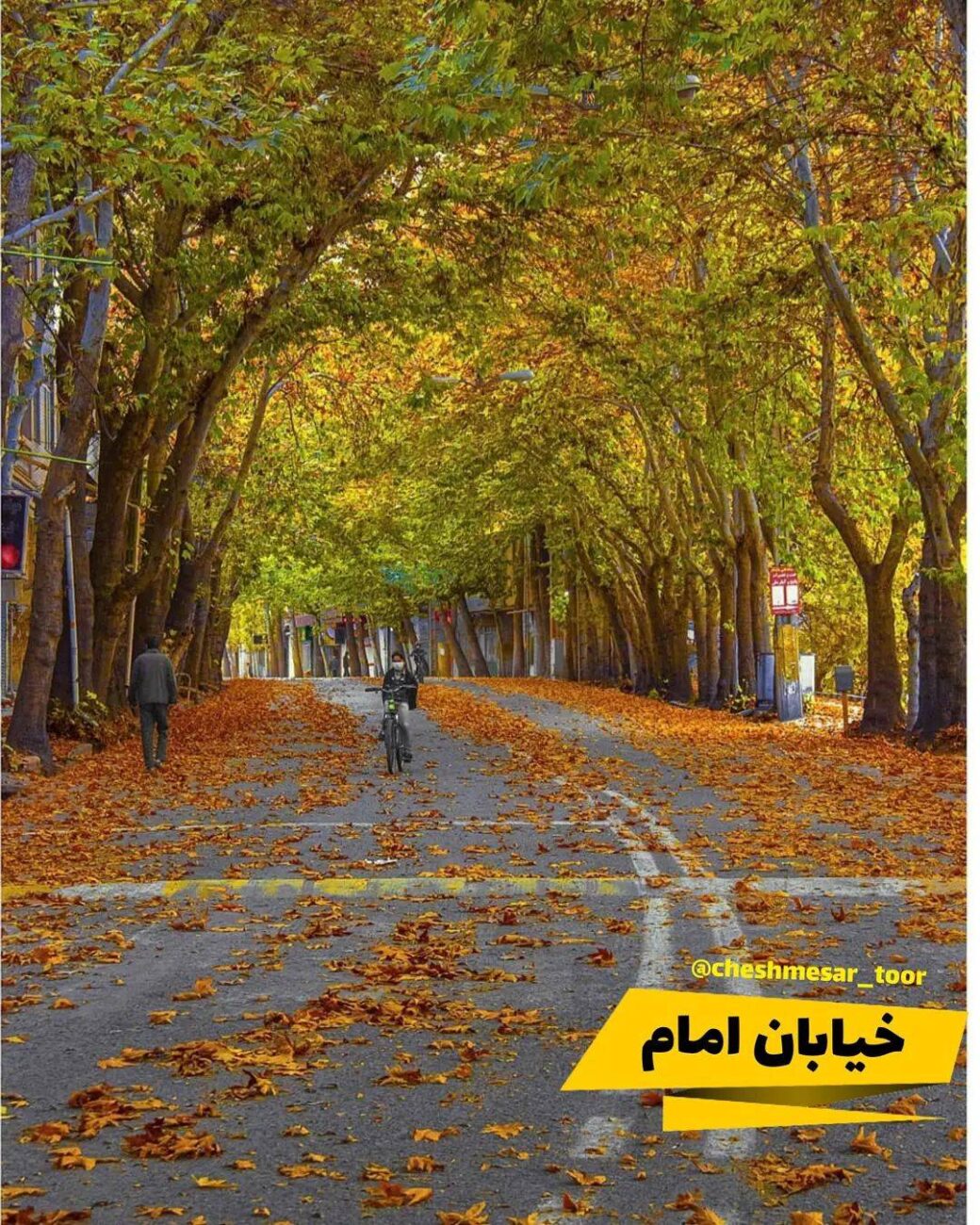 لوکیشن پاییزی خوانسار برای عکاسی