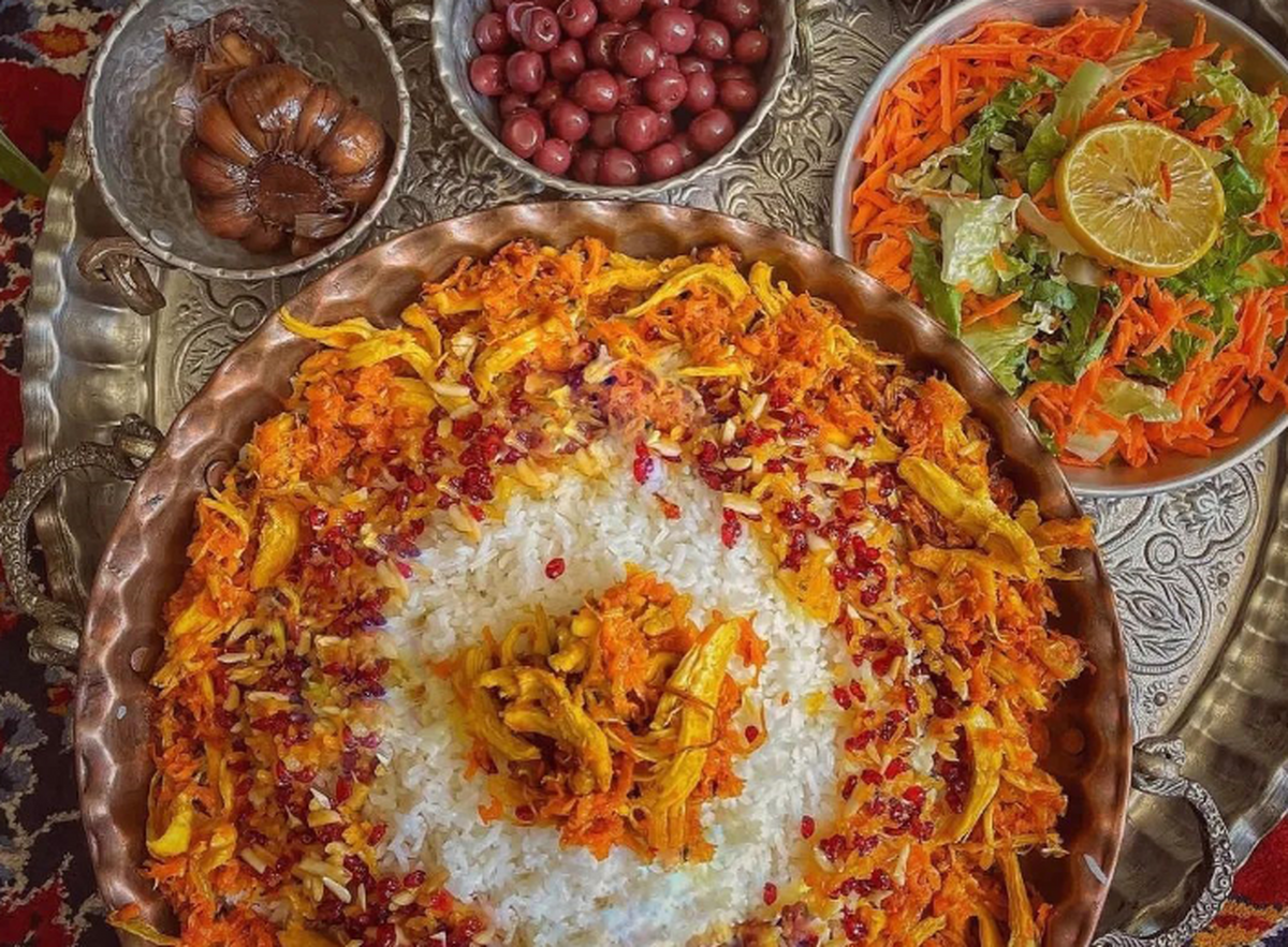 هویج پلو شیرازی